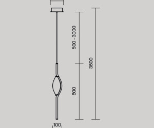 Подвесной светильник Maytoni MOD347PL-L8BS3K