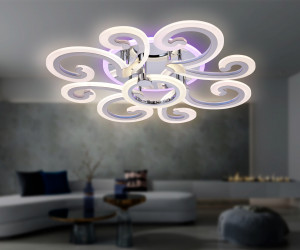 FA5146/8+1 CH хром 112W D620*130 (ПДУ РАДИО 2.4G)