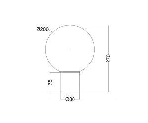 Настенный светильник (бра) Outdoor O598WL-01B1