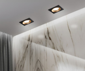 A8927 BK/GD черный/золото MR16 GU5.3 92*92*24