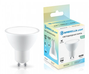 180904 LED MR16 9W IC GU10 4000K 175-265V