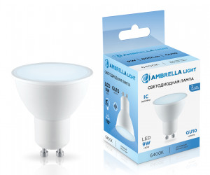 180906 LED MR16 9W IC GU10 6400K 175-265V