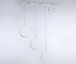 FL5277/3+2 WH белый 59W 3000K/4200K/6400K+4200K 800*200*1200 (ПДУ ИК)