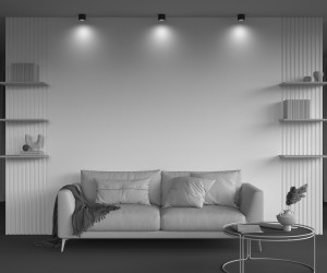 Потолочный светильник Technical C106CL-GX53-B