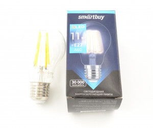 Светодиодная (LED)FIL Лампа Smartbuy-A60-11W/4000/E27 (SBL-A60F-11-40K-E27)