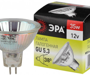 Лампа галогенная ЭРА GU5.3-MR16-35W-12V-CI (1,10)