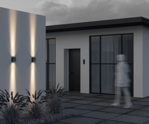 Настенный светильник (бра) Outdoor O570WL-L20B3K