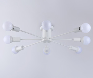 TR80408/8 WH белый E27/8 max 60W D950*150