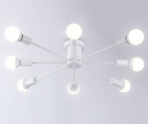 TR80408/8 WH белый E27/8 max 60W D950*150