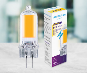 Лампа Filament LED G4 2,5W 3000K (20W) 220-230V