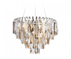 TR5255/8 CH/CL хром/прозрачный E27*8 max 40W D500*350