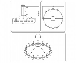 FL6208 WH/CH белый/хром 96W 4200K D800*1200 (Без ПДУ)