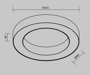 Потолочный светильник Technical C093CL-24W4K-W