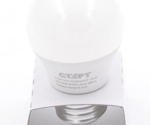 Лампа СТАРТ ECO LEDSphere(ШАР) E27 7W 40 холодный