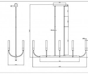 Потолочный светильник Maytoni MOD423CL-08C