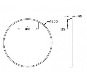 Настенный светильник (бра) Maytoni MOD058WL-L50B3K