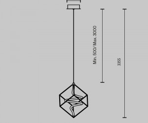 Подвесной светильник Maytoni MOD345PL-L11BS3K