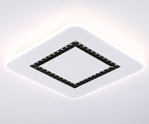 FL51415 WH белый 3000K/4200K/6400K 68W 488*488*40 (ПДУ ИК)