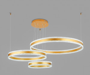 FA6203/3 GD золото 245W 3000K+6400K/3000K/6400K/4200K+4200K 1230*800*940 (ПДУ РАДИО 2.4G)