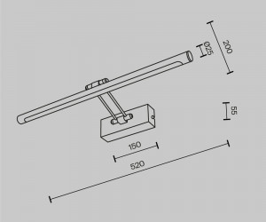 Подсветка Maytoni MIR267WL-L12CH3K