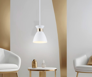 TR8465 WH/FGD белый/золото E27 max 60W D130*1000