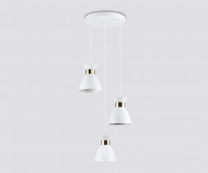 TR8467/3 WH/FGD белый/золото E27/3 max 60W D340*1000