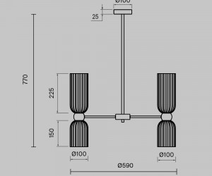 Подвесной светильник Maytoni MOD302PL-10W