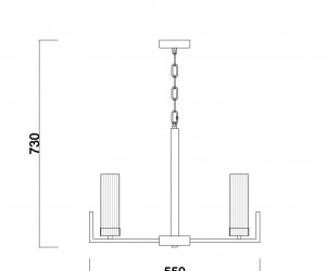 Подвесной светильник Freya FR5214PL-05BS