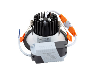 DK4001-WH Встраиваемый светильник, IP 20, 5 Вт, LED 3000, белый, алюминий