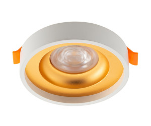DK4006-GD Встраиваемый светильник, IP 20, 9 Вт, LED 3000, золотой, алюминий