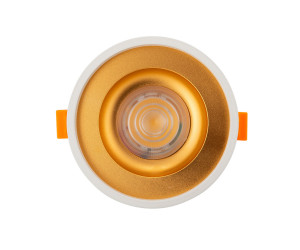 DK4006-GD Встраиваемый светильник, IP 20, 9 Вт, LED 3000, золотой, алюминий