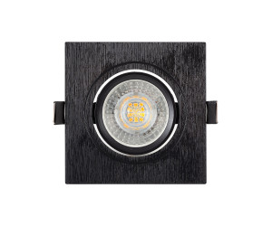 DK3021-BK Встраиваемый светильник, IP 20, 10 Вт, GU5.3, LED, черный, пластик