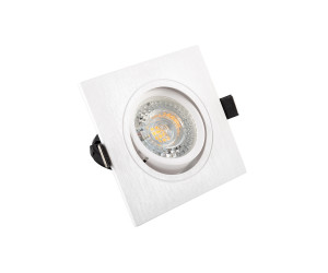 DK3021-WH Встраиваемый светильник, IP 20, 10 Вт, GU5.3, LED, белый, пластик