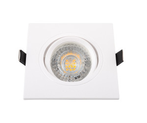 DK3021-WH Встраиваемый светильник, IP 20, 10 Вт, GU5.3, LED, белый, пластик