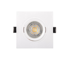 DK3021-WH Встраиваемый светильник, IP 20, 10 Вт, GU5.3, LED, белый, пластик