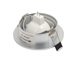 DK3020-CM Встраиваемый светильник, IP 20, 10 Вт, GU5.3, LED, серый, пластик