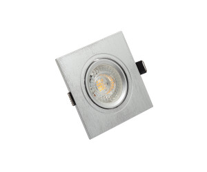 DK3021-CM Встраиваемый светильник, IP 20, 10 Вт, GU5.3, LED, серый, пластик