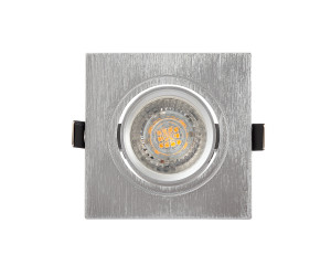DK3021-CM Встраиваемый светильник, IP 20, 10 Вт, GU5.3, LED, серый, пластик