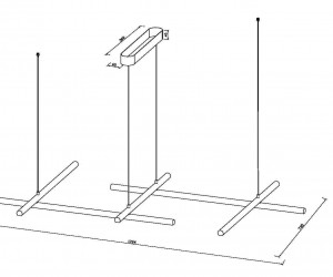 Подвесной светильник Maytoni MOD278PL-L86G3K1