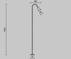 Ландшафтный светильник Outdoor O531FL-L3B3K1