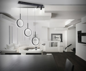 FL5278/3+2 BK черный 59W 3000K/4200K/6400K+4200K 800*20*1200 (ПДУ ИК)