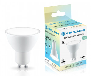 181304 LED MR16 13W IC GU10 4000K 175-265V