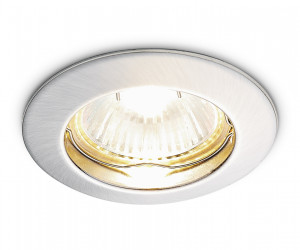 863A SS сатин серебро MR16