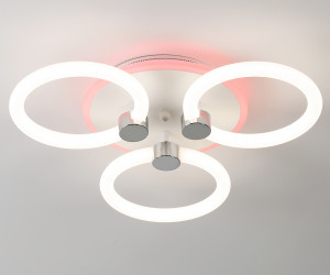 FA3838/3 WH белый 42W 3000K-6400K+RGB D458*80 (ПДУ РАДИО 2.4G)