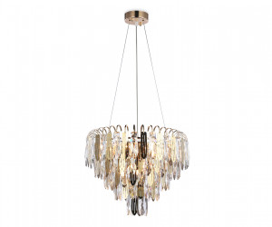 TR5256/8 SGD/CL золото/прозрачный E27*8 max 40W D500*350