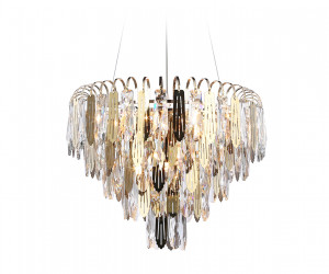 TR5256/8 SGD/CL золото/прозрачный E27*8 max 40W D500*350