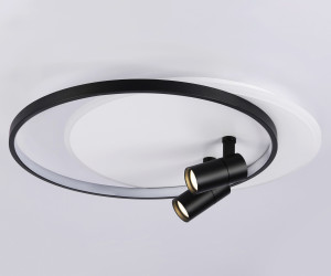 FL51392/1+2 WH/BK белый/черный 3000K-6400K 65W 560*480*120 (ПДУ РАДИО 2.4G)