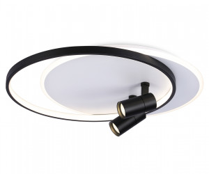 FL51392/1+2 WH/BK белый/черный 3000K-6400K 65W 560*480*120 (ПДУ РАДИО 2.4G)