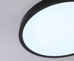 FZ1953 BK черный IP54 20W 5000K D270*15 (Без ПДУ)