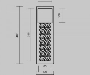 Настенный светильник (бра) Maytoni MOD474WL-L20B3K